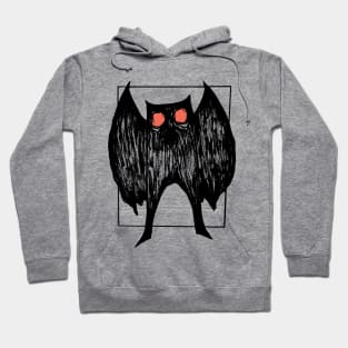 Mothman (blue background) Hoodie